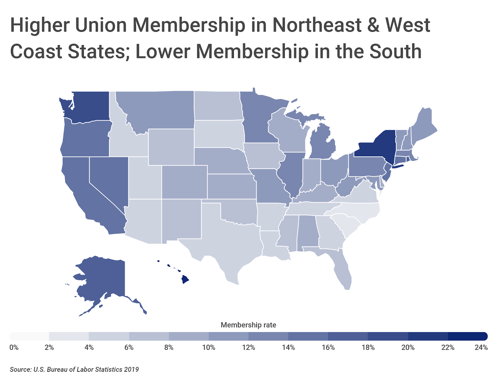 The Most Unionized Cities in America